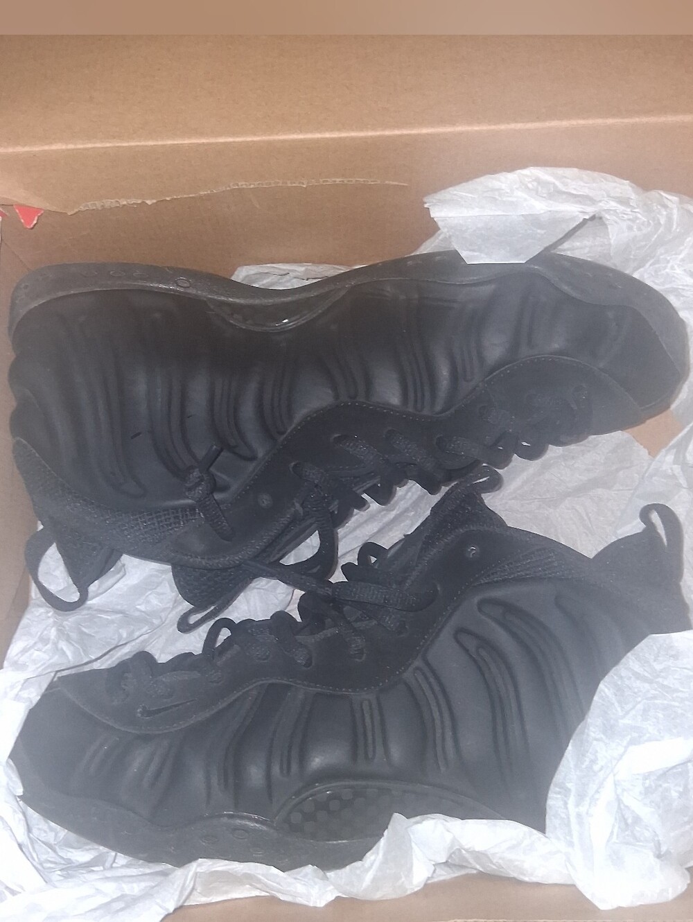 Nike Foamposites One Matte Black Mens size 13